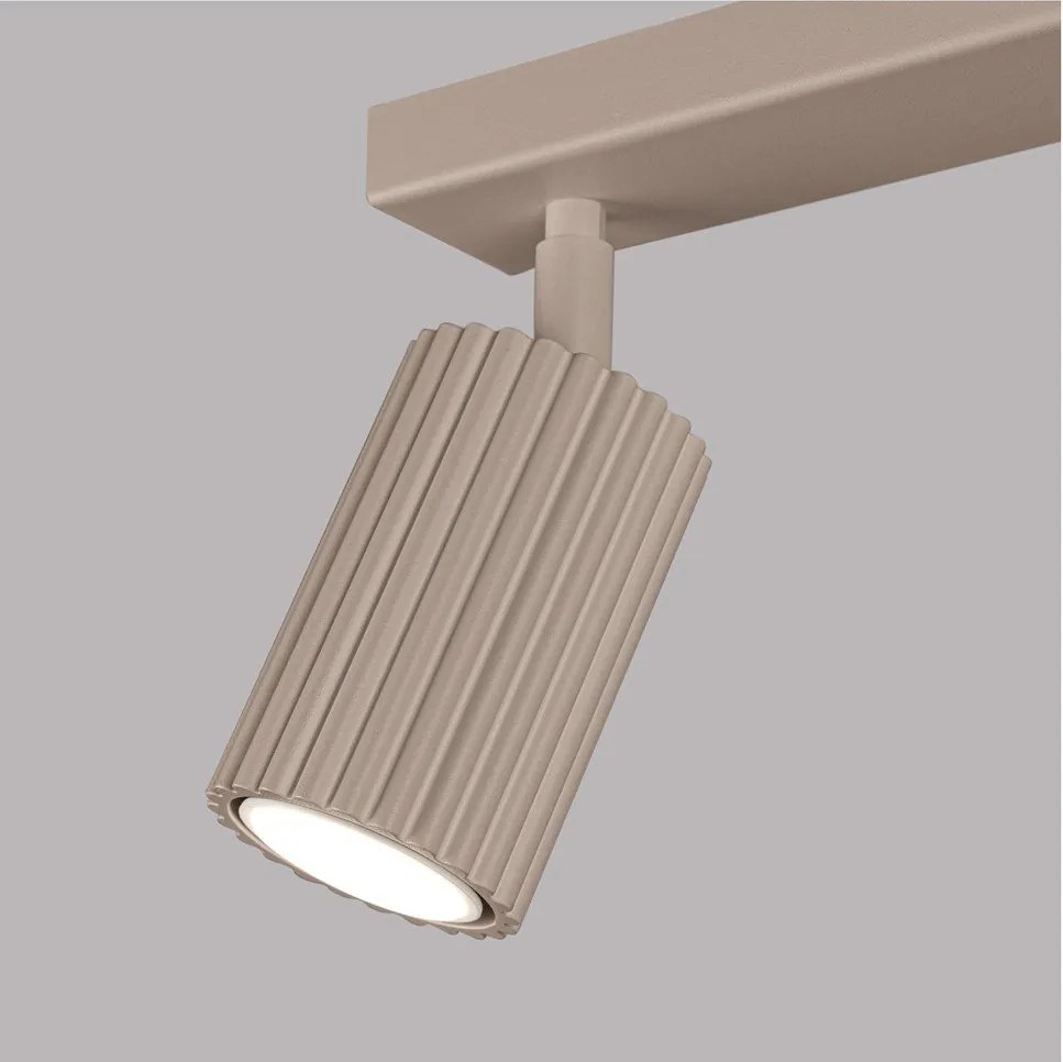 Szarobrązowa metalowa lampa punktowa 6,5x30 cm Gleam – Sollux