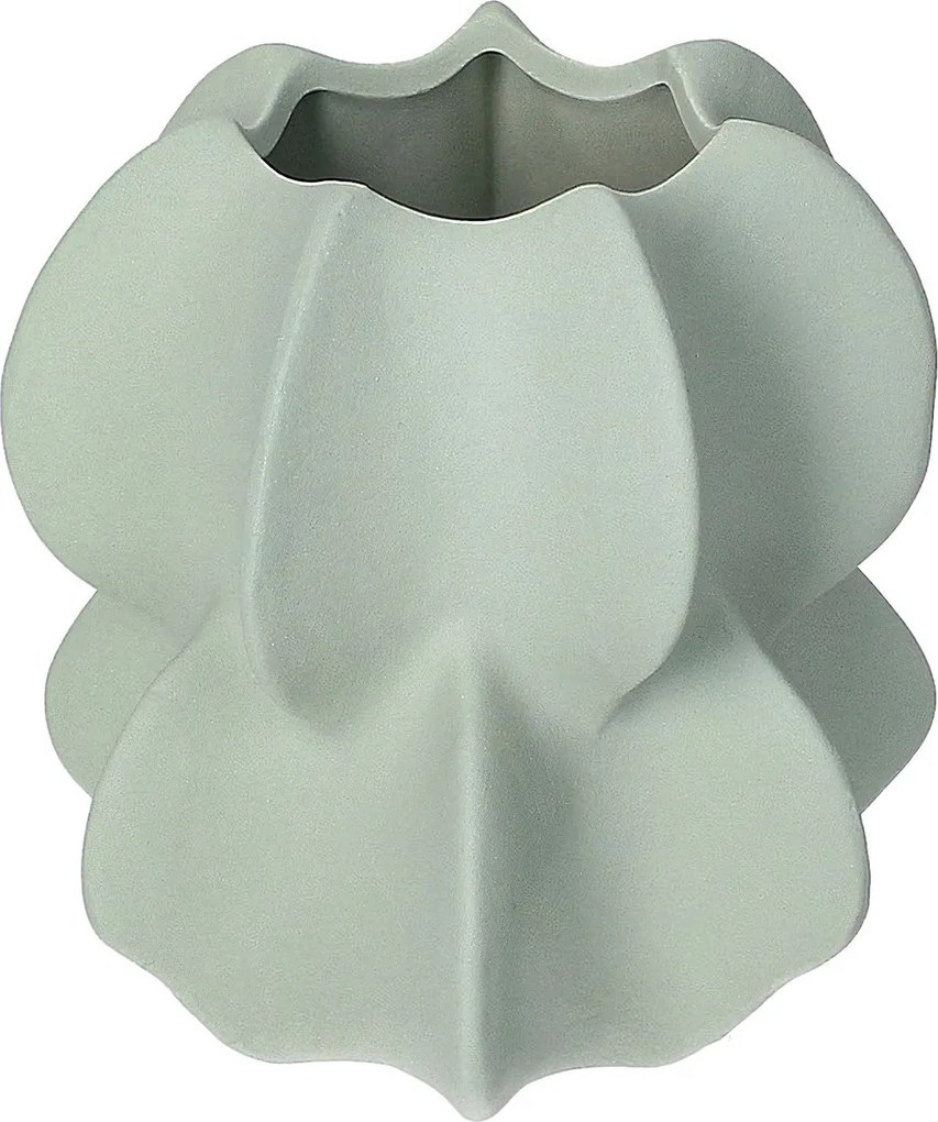 Wazon Petal Green 15x17 cm