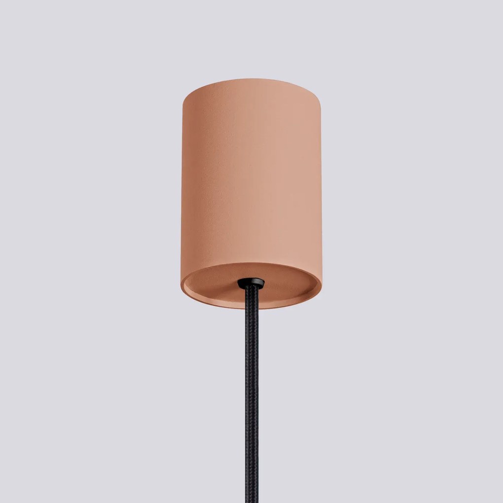 Lampa wisząca HALO 1 mocca ryflowana SOLLUX  LIGHTING