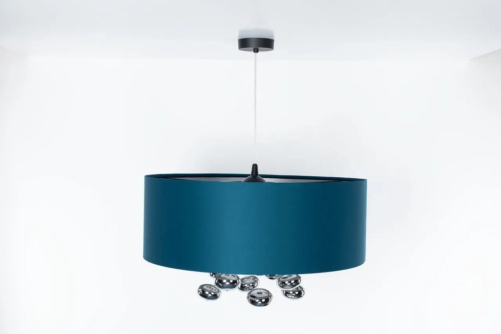 Lampa wisząca BUBBLE LIGHT 60cm granatowa BPS KONCEPT