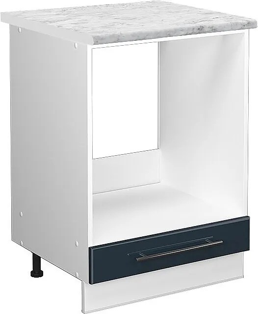 Szafka kuchenna ciemnoniebieski wysoki połysk 60x60x82 fame-line