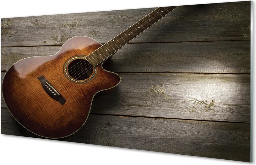 Szkło Ozdobne do Kuchni Klasyczna Gitara