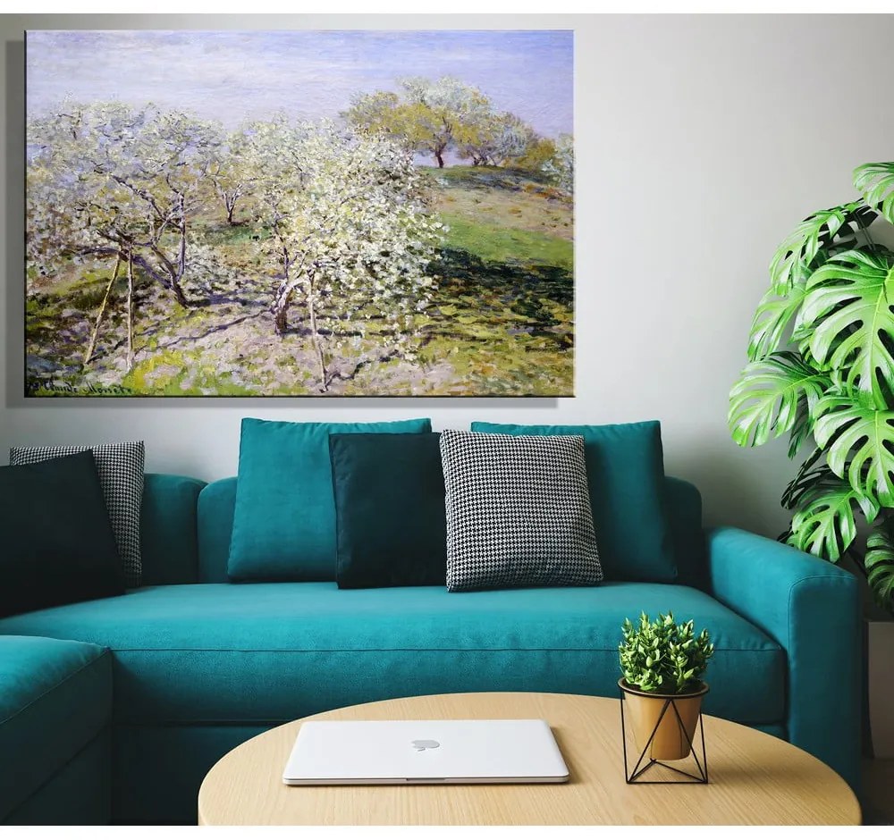Reprodukcja obrazu Claude'a Moneta – Spring, 90x60 cm