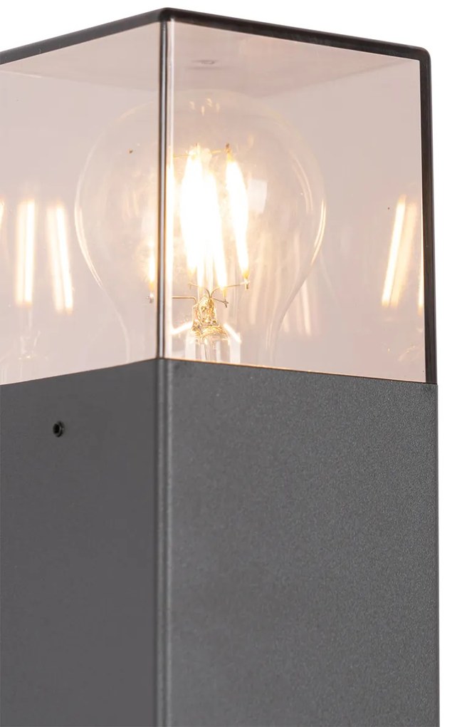Zewnetrzna Nowoczesna lampa podłogowa zewnętrzna 70 cm ciemnoszara IP44 - Denmark Nowoczesny Oswietlenie zewnetrzne