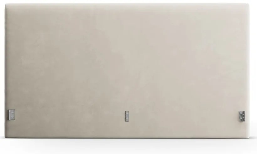 Beżowy tapicerowany zagłówek 210,5x100 cm Remo – Micadoni