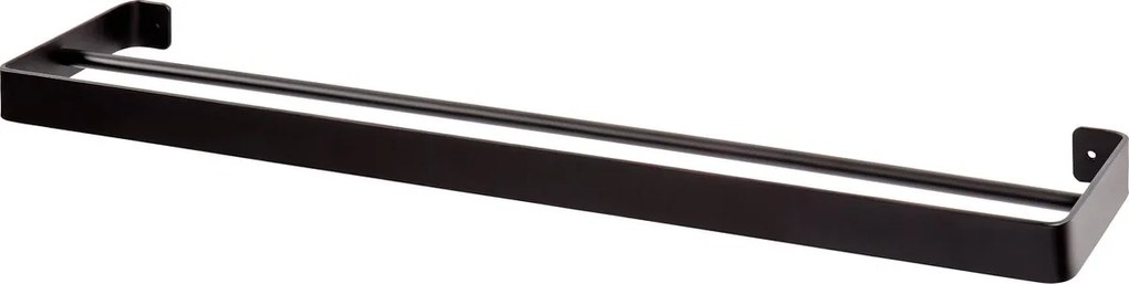 Wieszak ścienny na ręczniki HANDY 60x12,5 cm, czarny