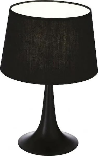 Ideal Lux - Lampa stołowa LONDON 1xE27/60W/230V czarna
