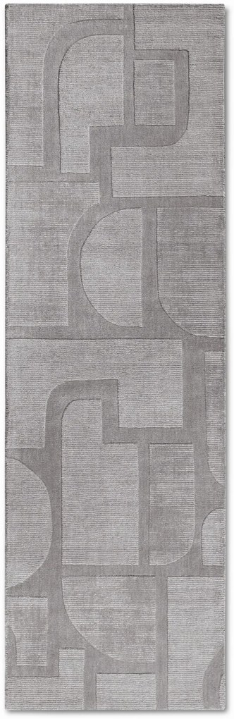 Dywan wełniany Villeroy &amp; Boch Alexis szary 80 cm x 250 cm