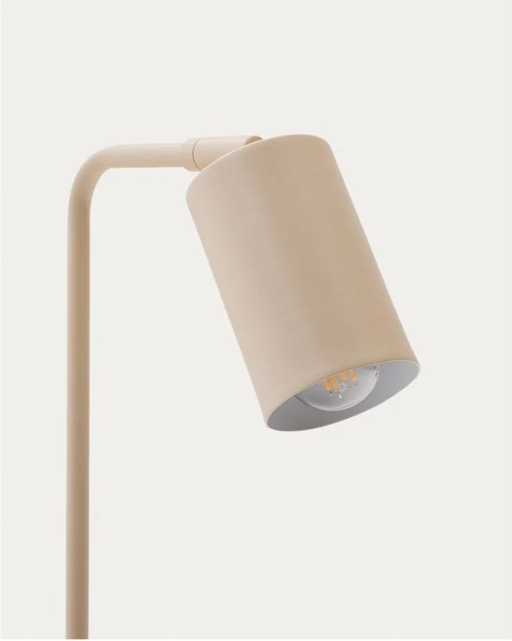 Beżowa metalowa lampa stołowa (wysokość 49 cm) Manie – Kave Home