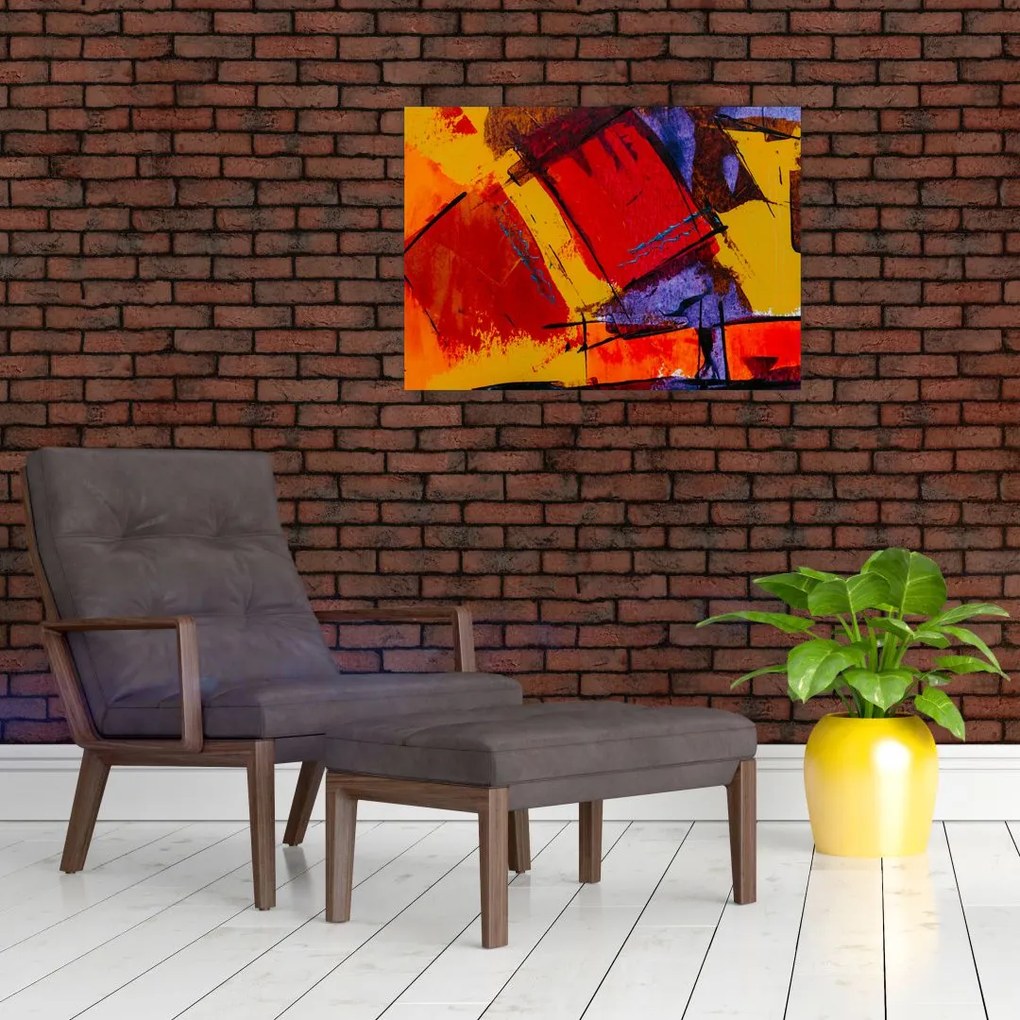 Obraz abstrakcji (70x50 cm)