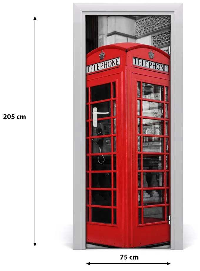 Fototapeta samoprzylepna DRZWI Budka telefoniczna