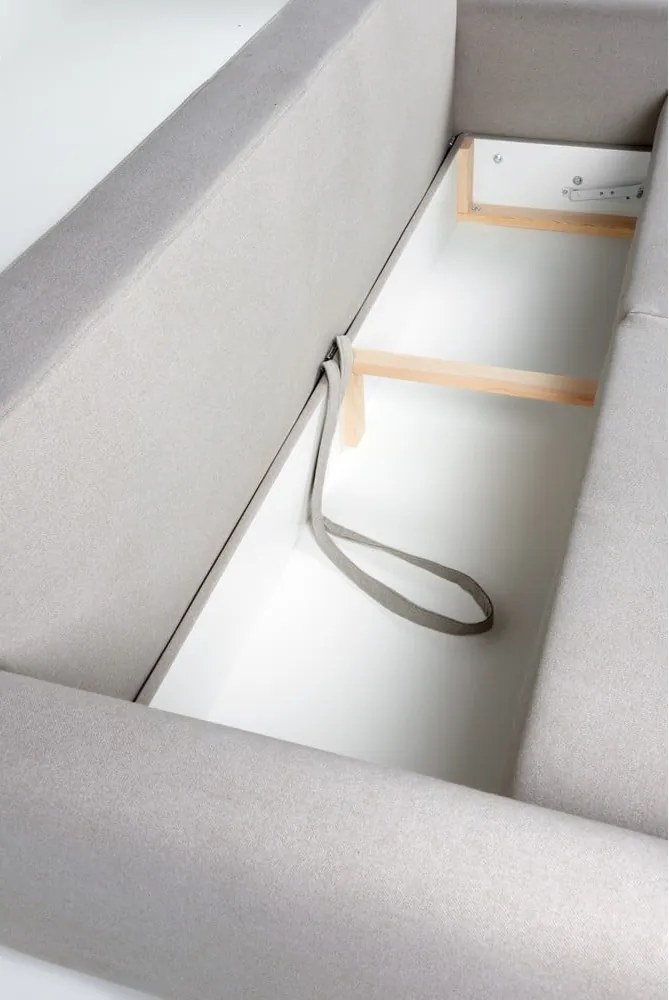 Jasnoszara sofa rozkładana Bonami Selection Pop