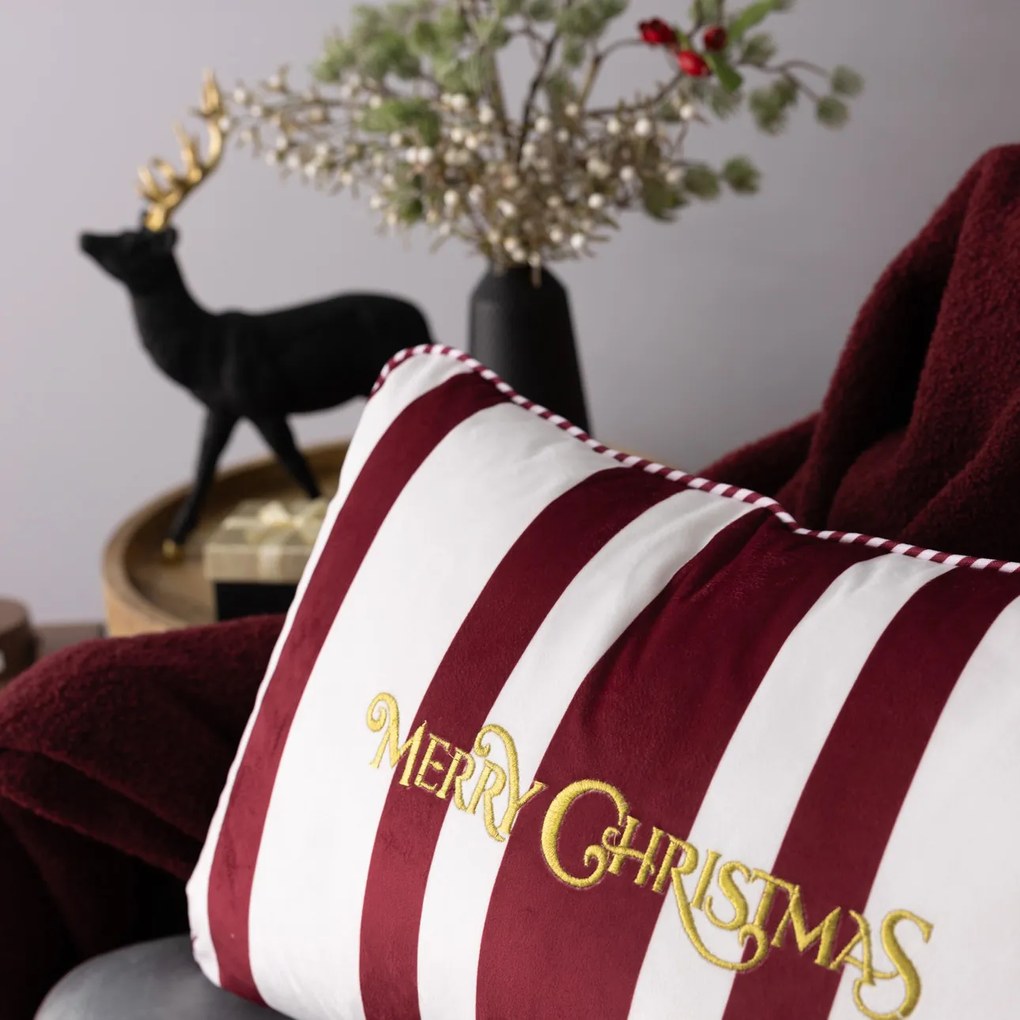 Poszewka na poduszkę Red &amp; White Noel 60x40 cm