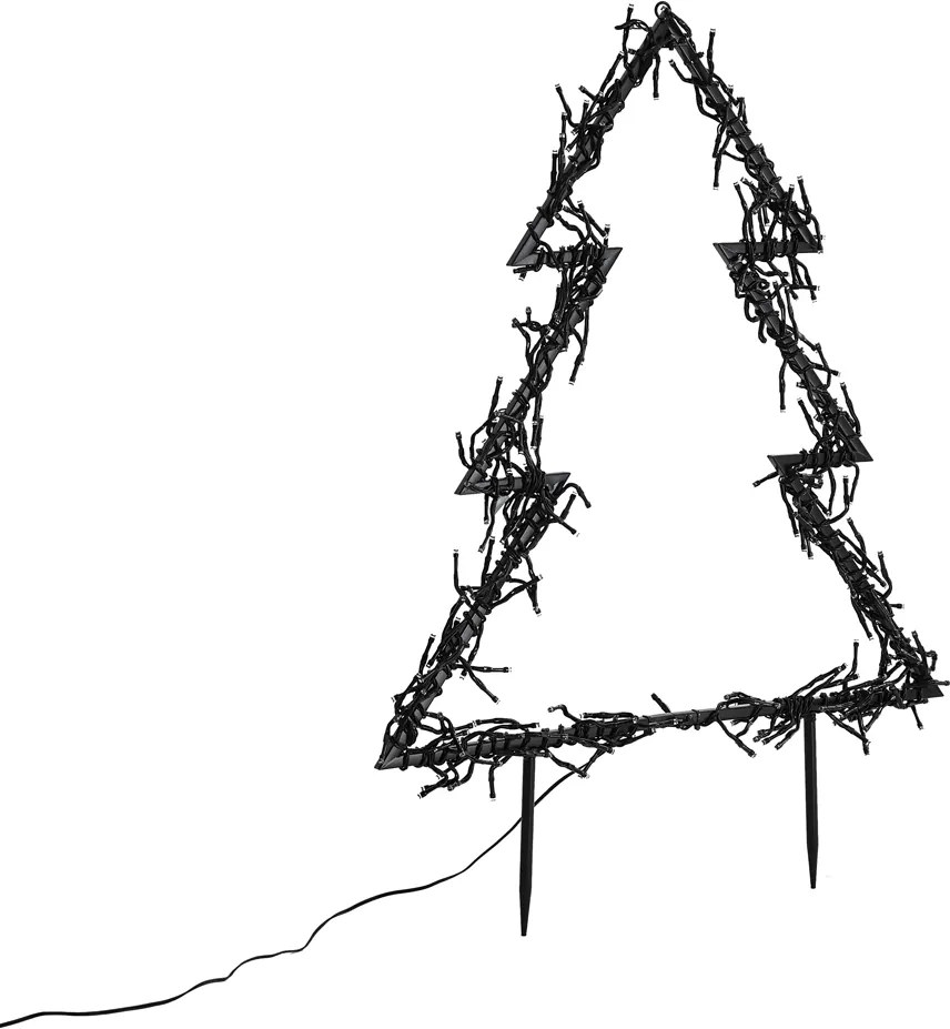 Świąteczny reflektor choinka z LED IP44 - Rudolph