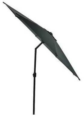 Czarny parasol ogrodowy bez podstawy Bonami Essentials Sun, ø 300 cm