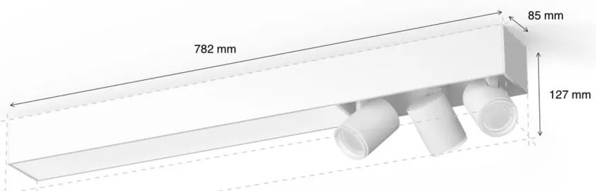 Inteligentna lampa punktowa z gwintem GU10 Centris – Philips Hue