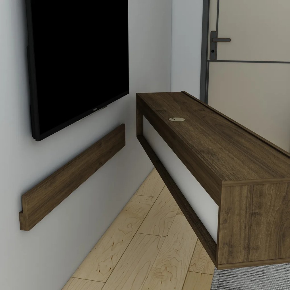 Stolik pod telewizor Denby Walnut