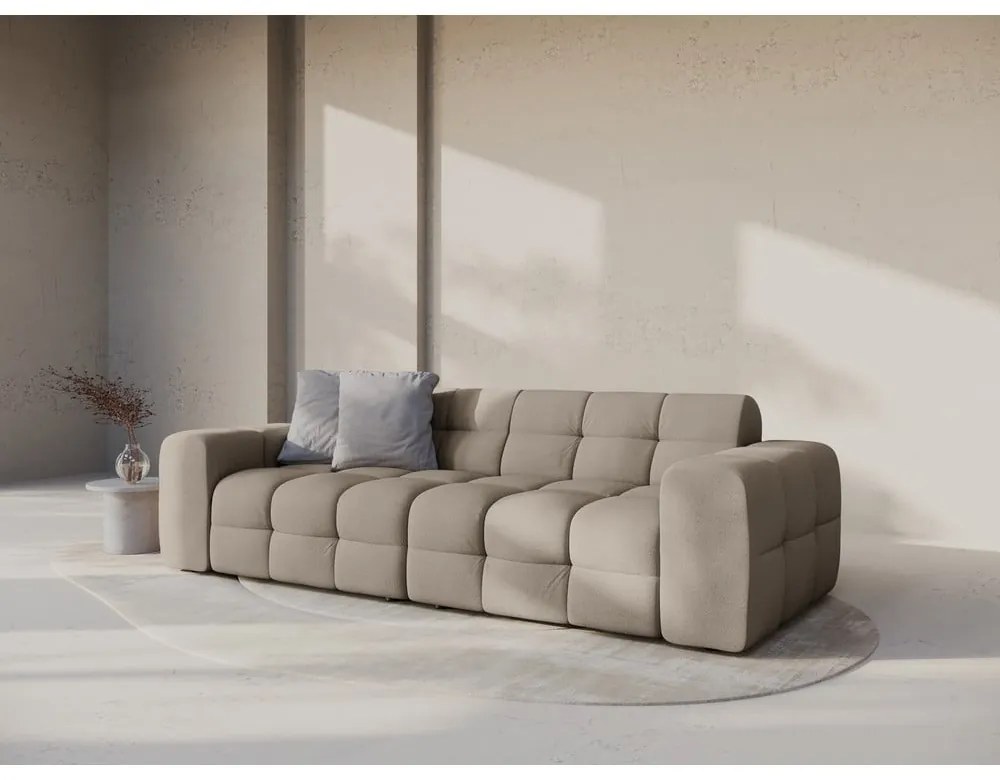 Brązowa sofa 255 cm Kendal – Micadoni