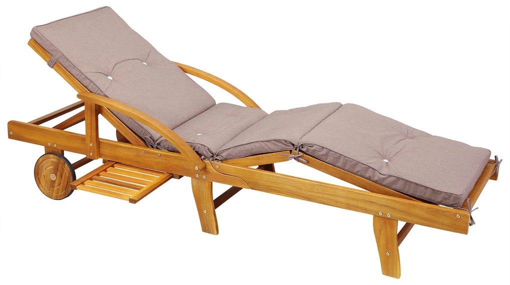 Mata na leżak TAMI SUN, 194x55x5cm, beżowy melanż Jurhan