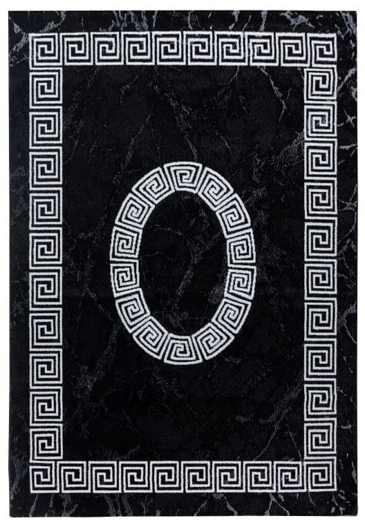 Dywan klasyczny Plus Ornament czarno-kremowy 200 cm x 290 cm