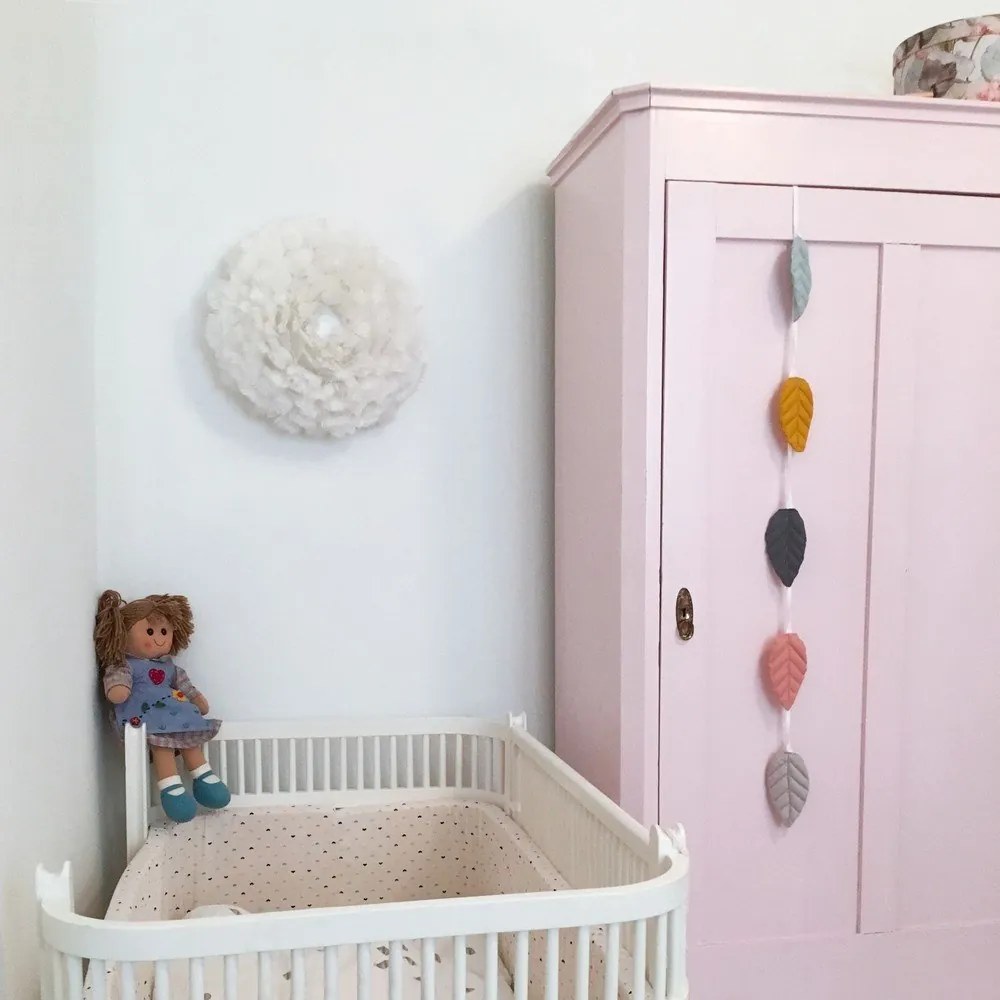 Biały kinkiet ø 45 cm Eos Up – UMAGE