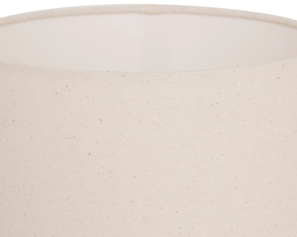 Lampa podłogowa tekstylny klosz RAFA drewniane nogi, Ø 24 x 107 cm
