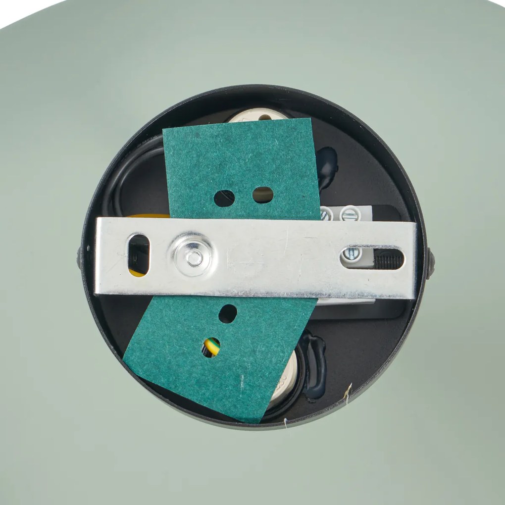 Designerski kinkiet zielony organiczny 32 cm 2-źródła światła - Pulley