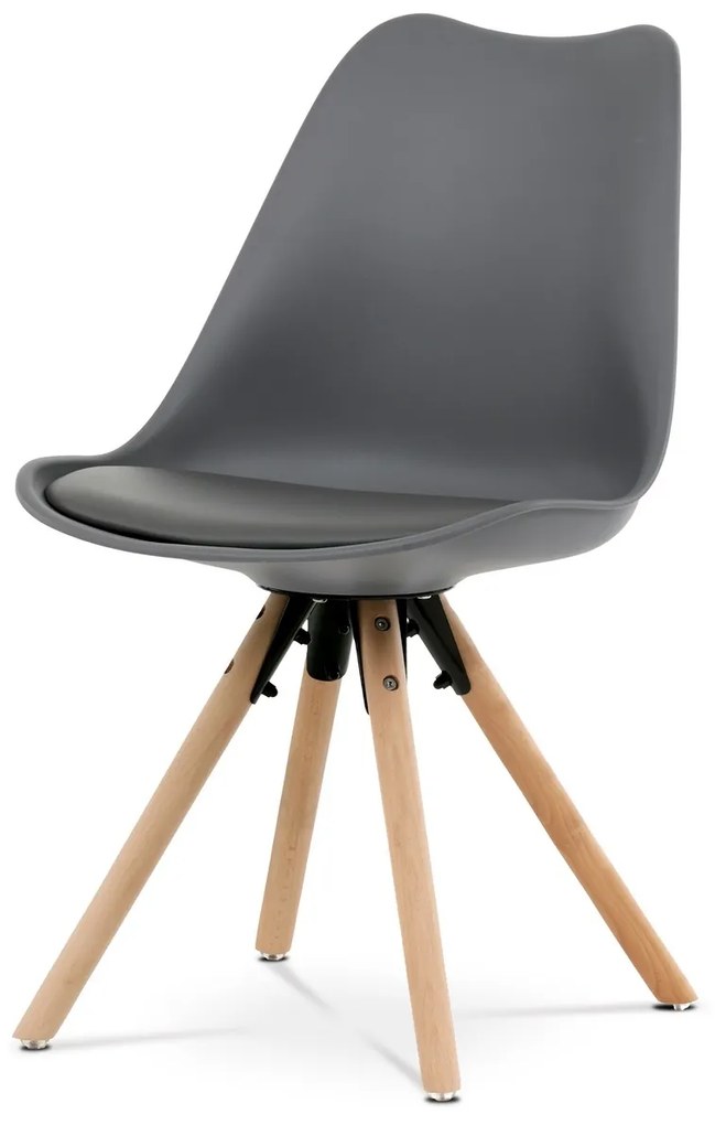 Zestaw krzeseł do jadalni CT-762 GREY, 4 szt.