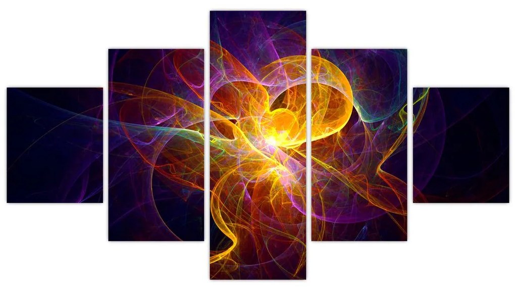 Abstrakcyjny obraz (125x70 cm)