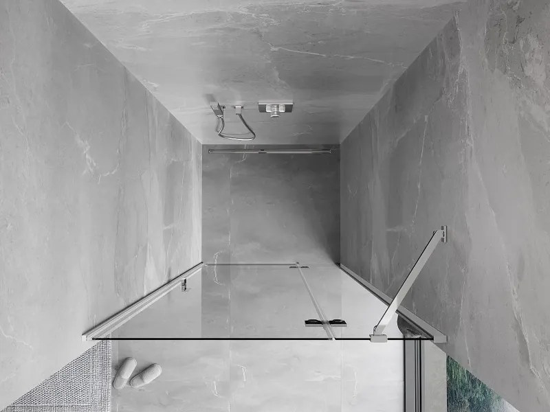 Mexen Mist-H drzwi prysznicowe uchylne prawe 85 cm, transparent, chrom - 8A5-085-000-01-00-P
