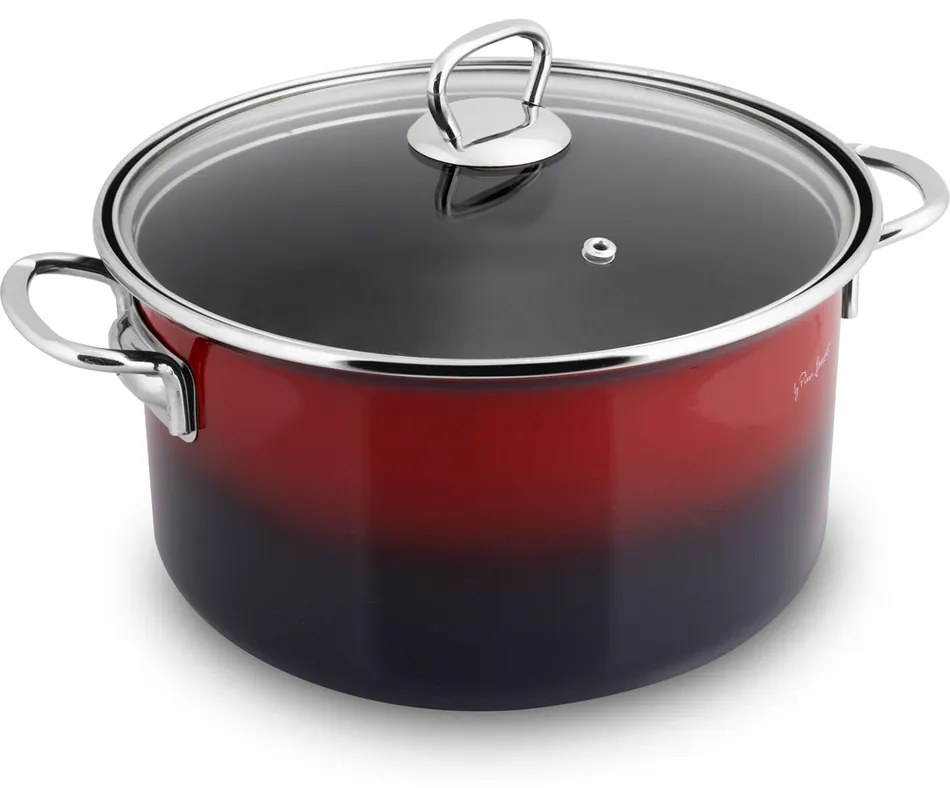 Lamart LT1183 garnek emalia Email, 22  cm, śred. 22 cm