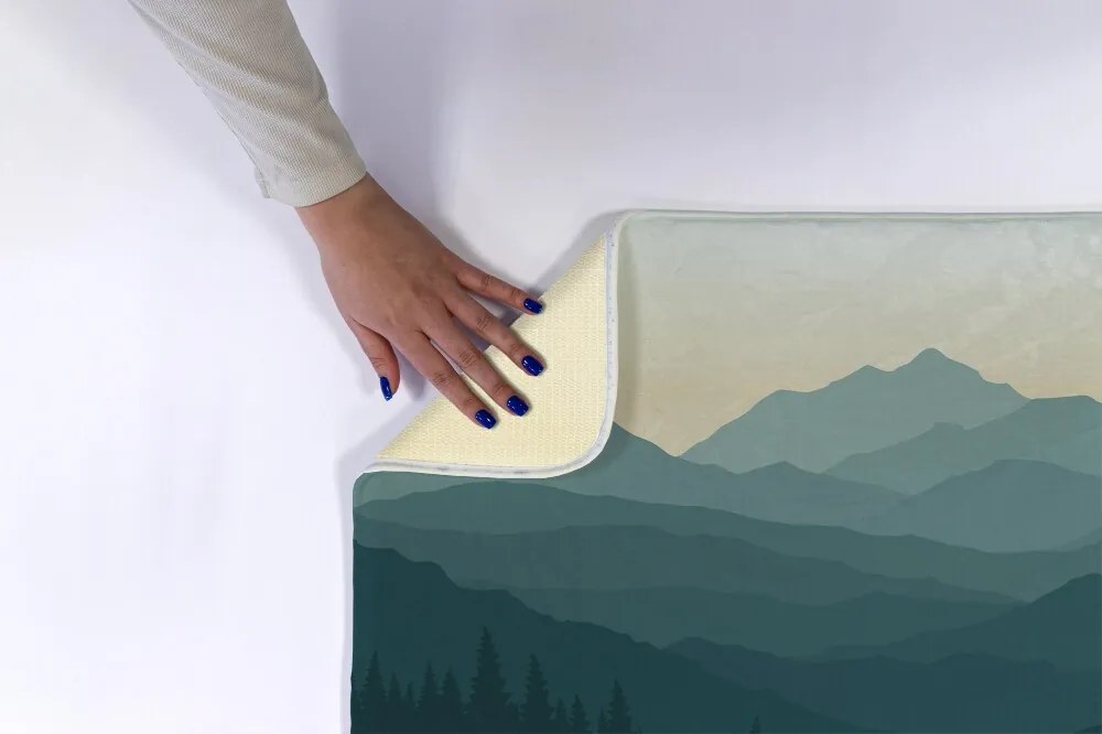 Dywanik antypoślizgowy do łazienki Dywanik antypoślizgowy do łazienki Góry i Las