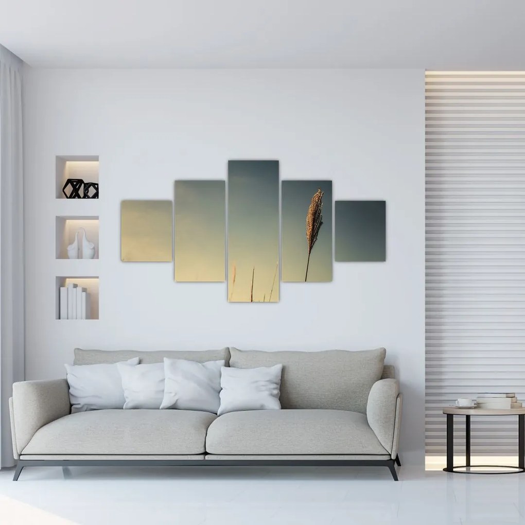 Obraz z trawą (125x70 cm)