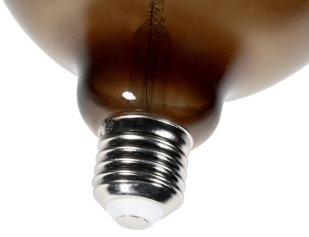 Zestaw 5 ściemnialnych żarówek LED E27 G125 brązowe 4W 120 lm 1800K