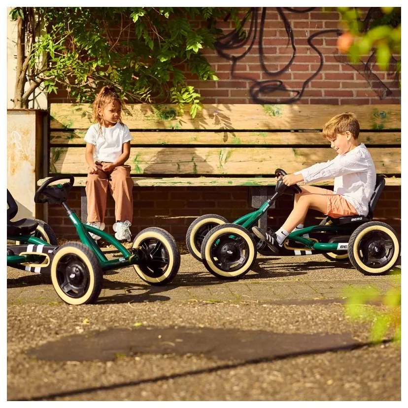 Berg gokart na pedały buddy retro green do 50 kg