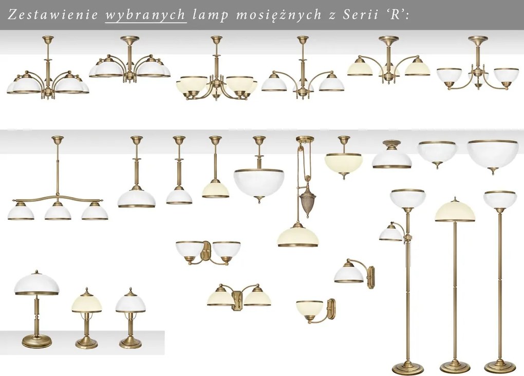 Lampa mosiężna R-S1ADE