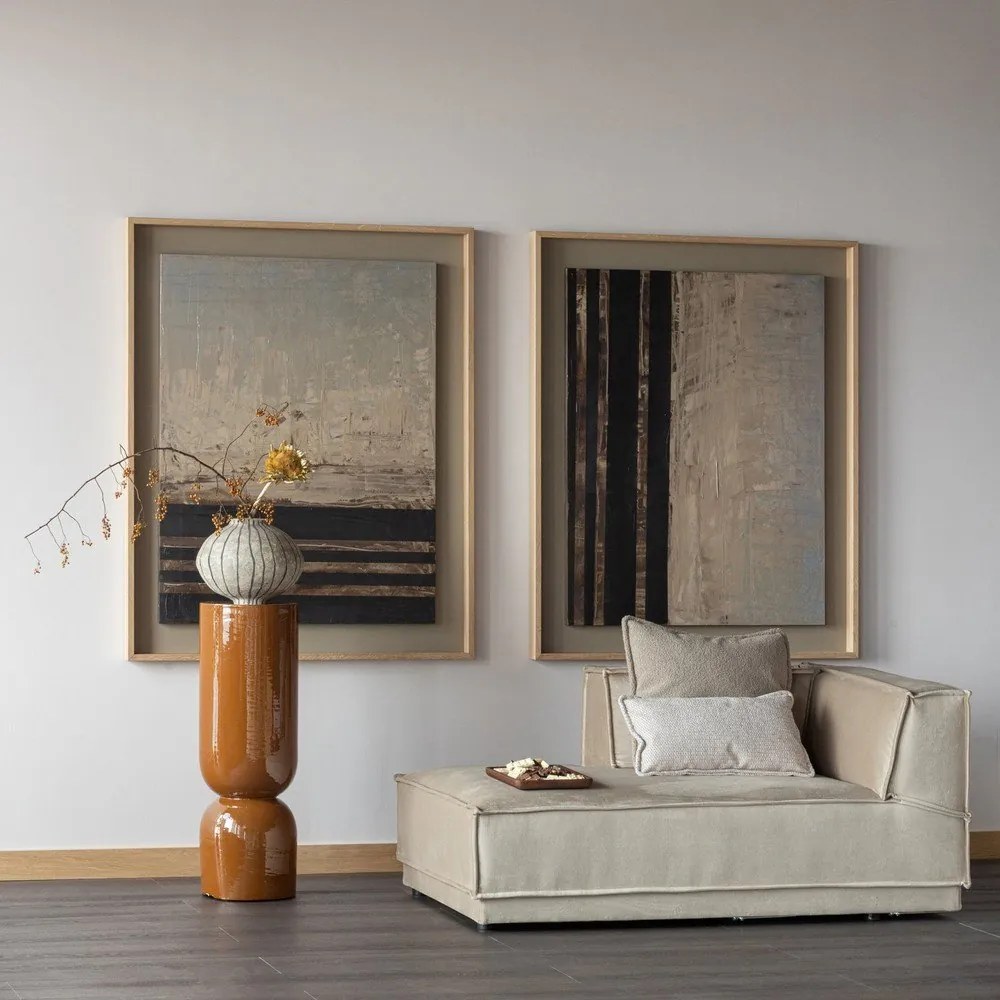 Metalowy kwietnik ø 32 cm (wysokość 95 cm) Toval – WOOOD