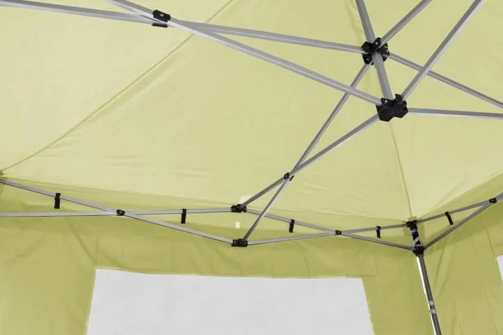 Pawilon ogrodowy PROFI rozkładany 3 x 3 m - champagne, 4 ściany