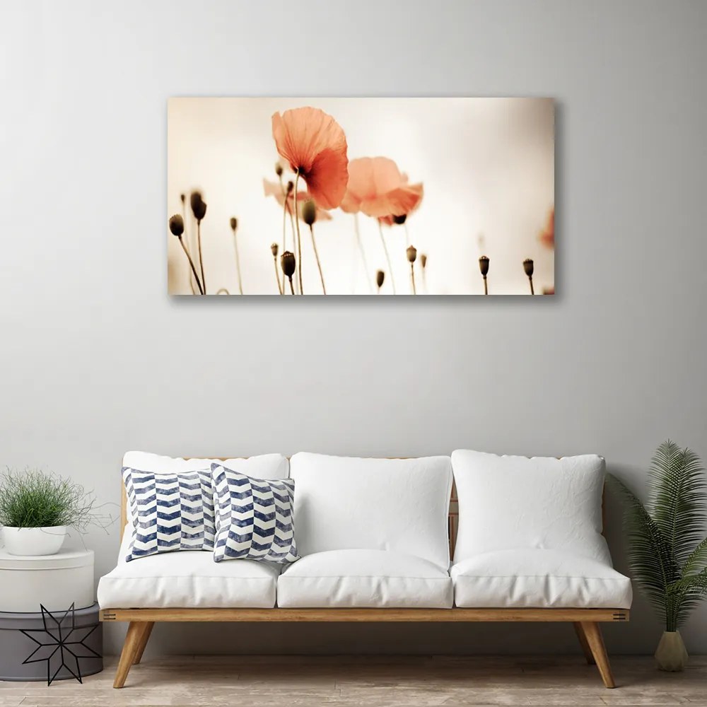 Obraz canvas Klasyczne Czerwone Maki