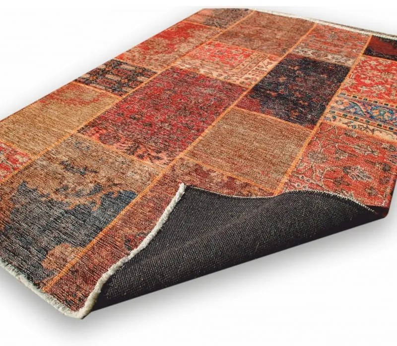 Dywan bawełniany Pescara patchwork wielokolorowy 160 cm x 230