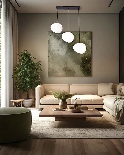 Nowoczesna potrójna lampa wisząca - D207 H0-B97