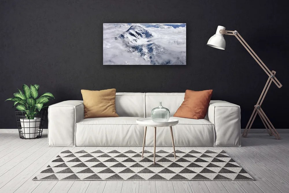 Obraz canvas na ścianę Mglisty Poranek w Górach