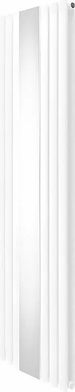 Owalny grzejnik lustrzany - 1800 mm x 500 mm - biały