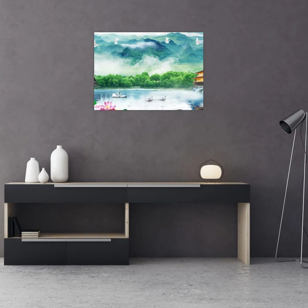 Obraz - Wymarzony krajobraz (70x50 cm)
