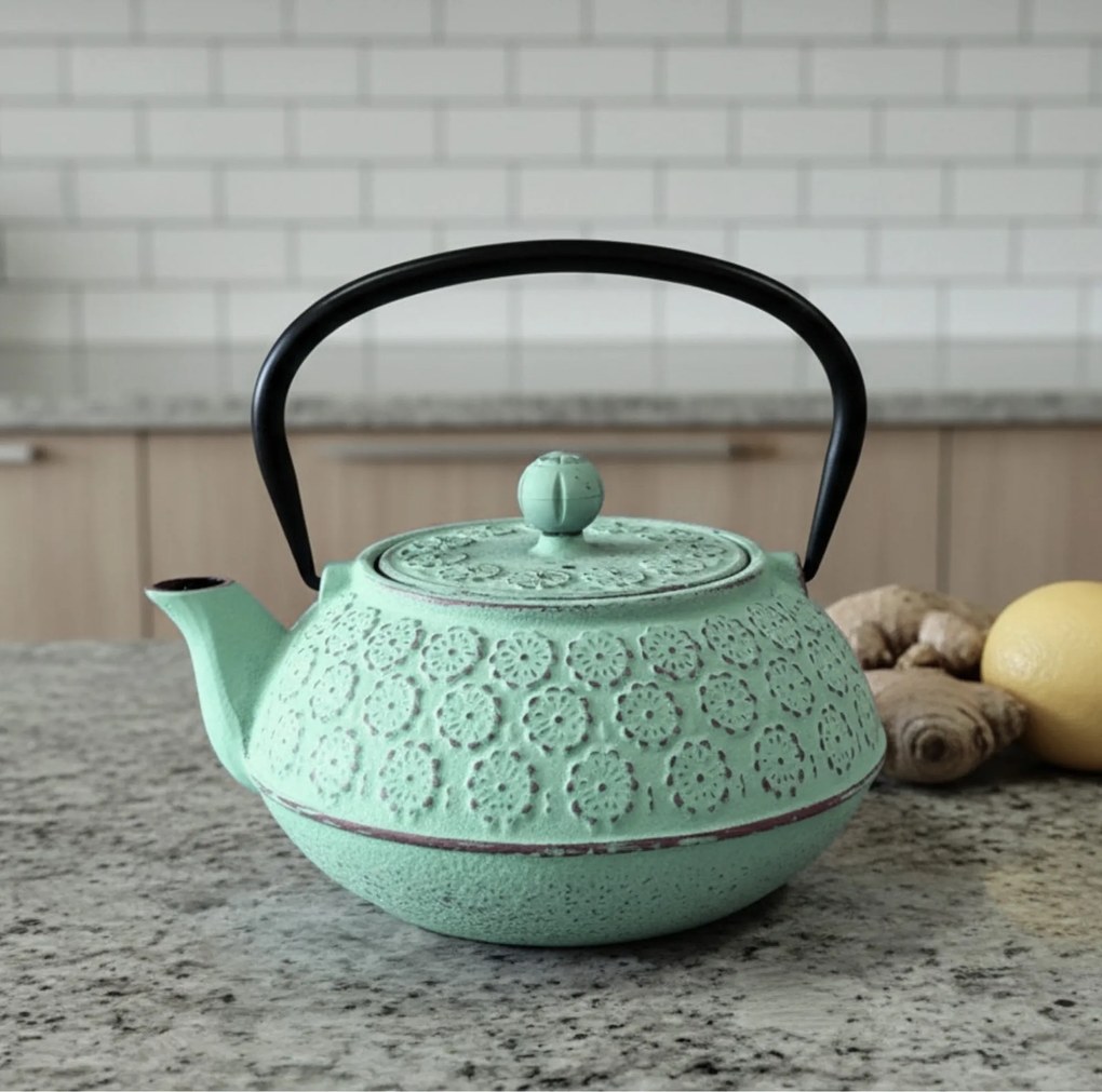 Czajnik żeliwny z zaparzaczem KUMO, 1000 ml