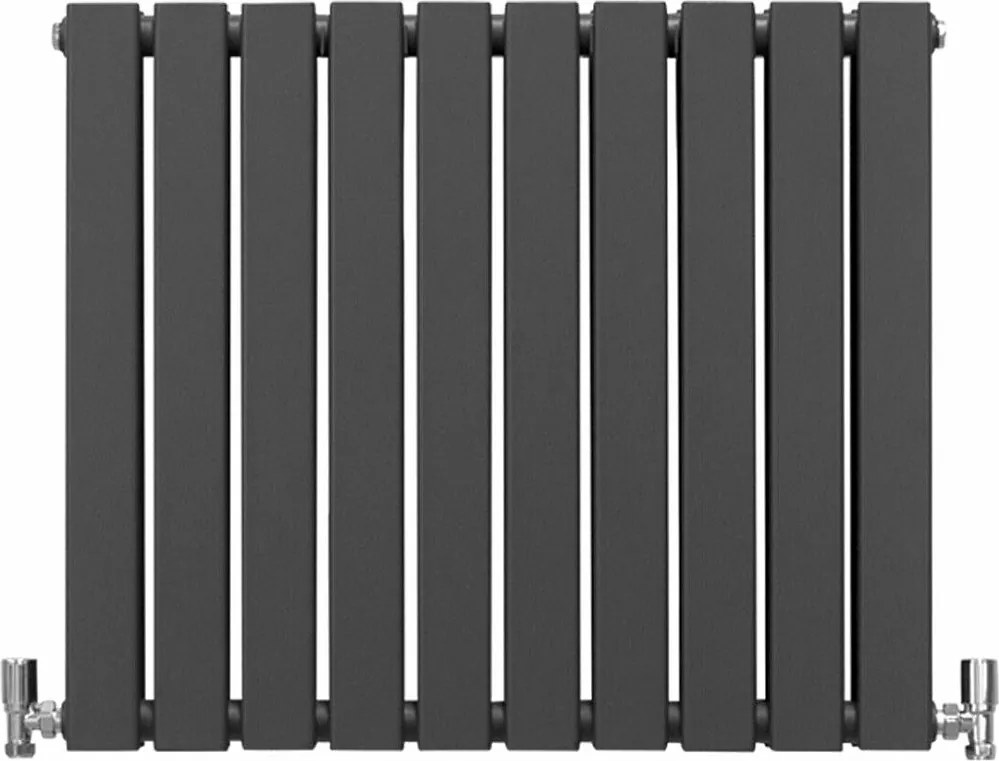 Grzejniki panelowe designerskie, antracytowo-szare, 600 mm x 700 mm