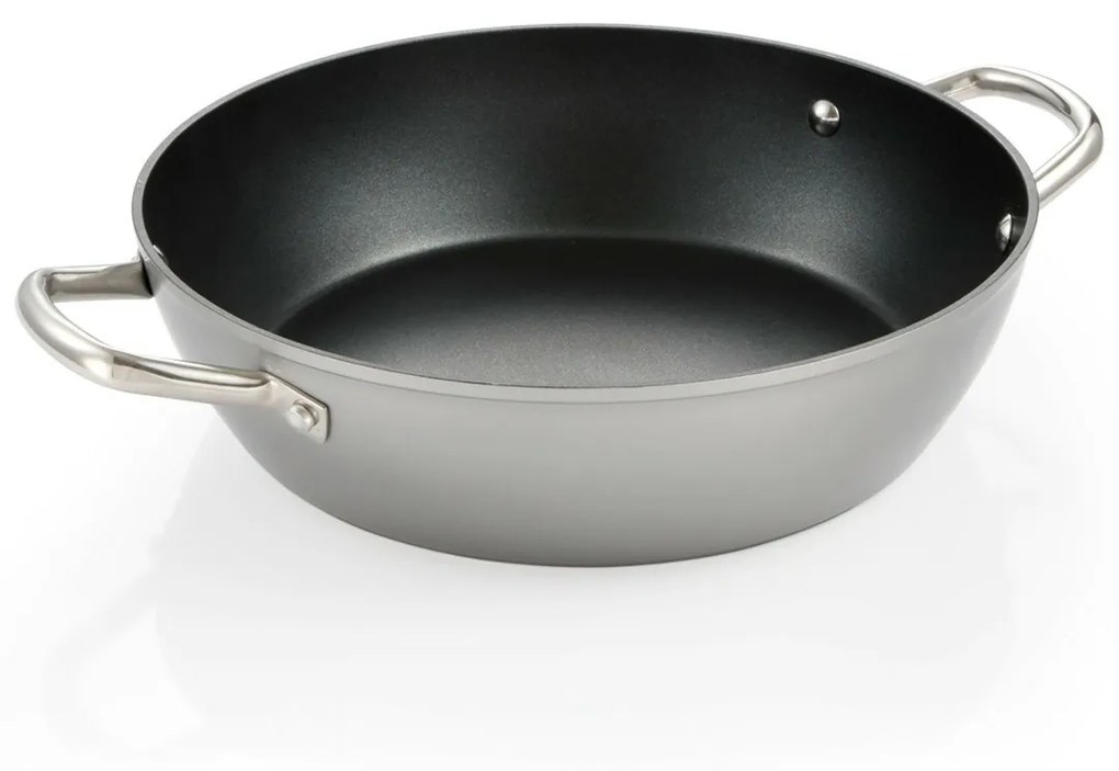 Tescoma Głęboka patelnia GrandCHEF+ średnica 30cm, 2 uchwyty, śred. 30 cm