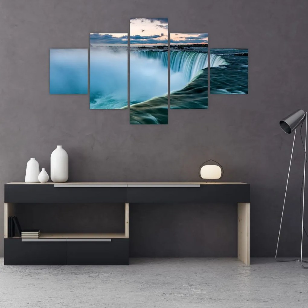 Obraz wodospadów (125x70 cm)