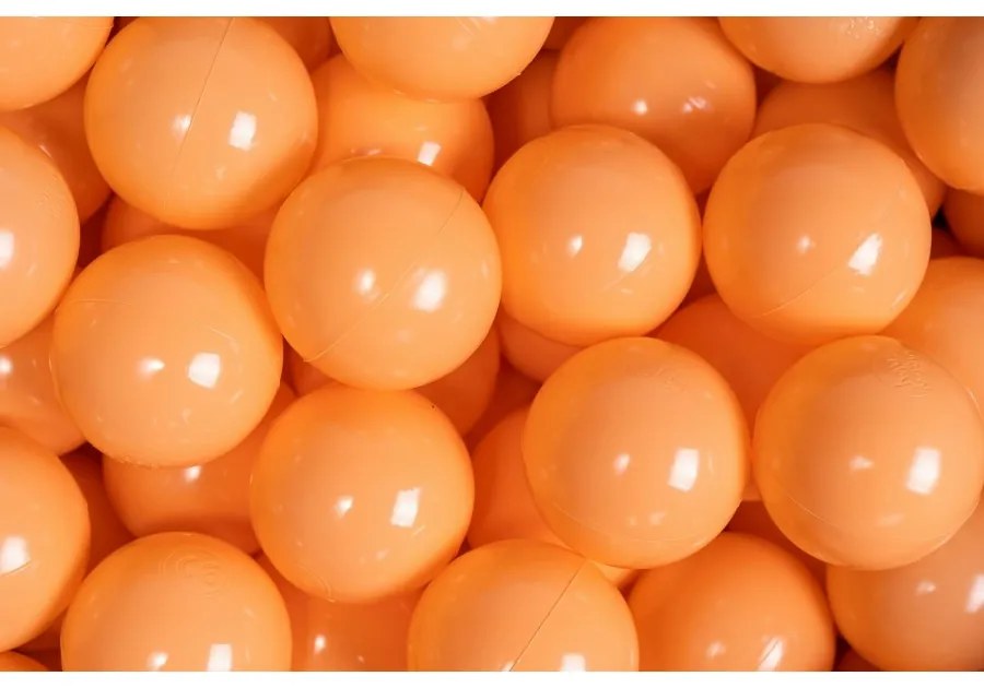 Plastikowe piłeczki do suchego basenu 7cm, 50 szt, brzoskwiniowe - meowbaby®