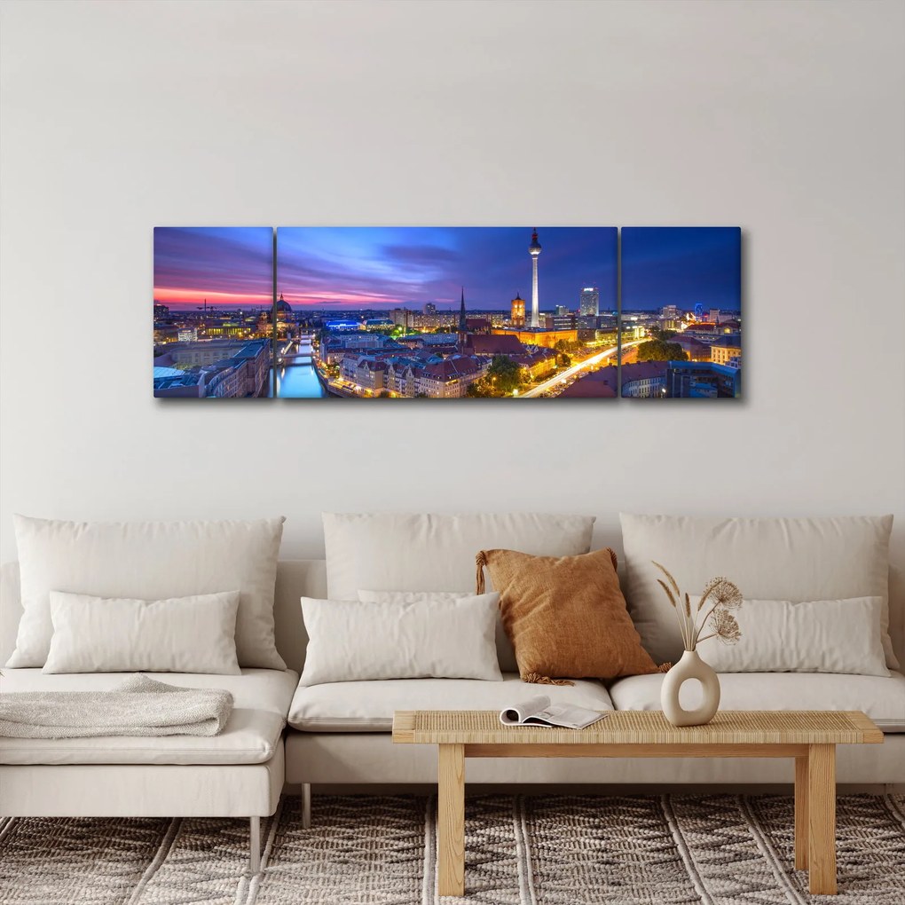 Obraz - Niebieskie niebo nad Berlinem (170x50 cm)